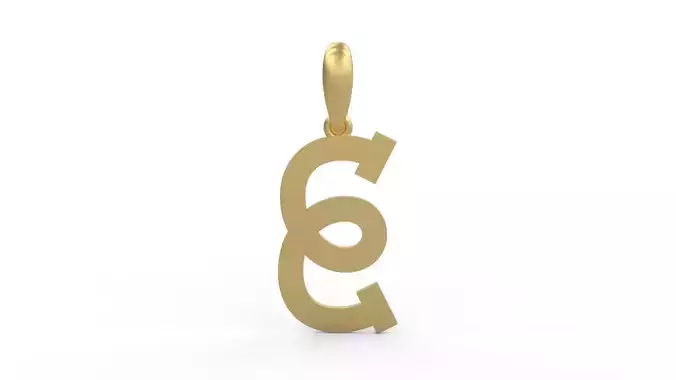 Initial Letters Pendant Spring Daily E