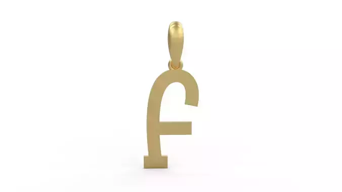 Initial Letters Pendant Spring Daily F