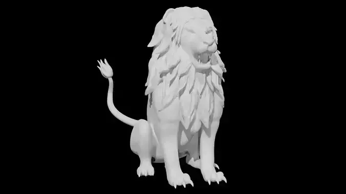 Lion statue