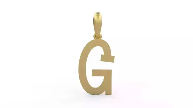 Initial Letters Pendant Spring Daily G