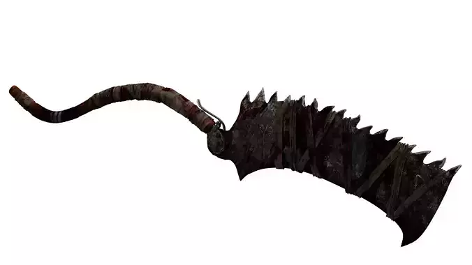 Bloodborne SawCleaver High Poly 3D model