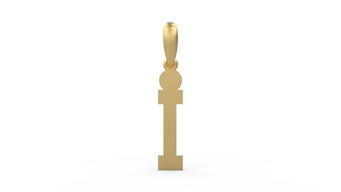 Initial Letters Pendant Spring Daily I 3D print model