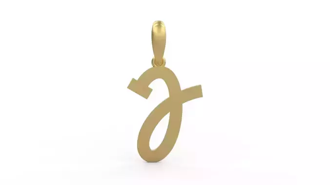 Initial Letters Pendant Spring Daily J