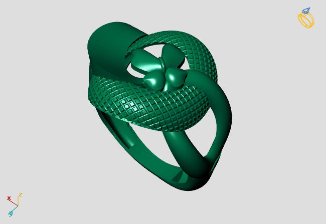 Women Plain Ring STL Models Womens Ring 3dmodels 3D print model 3D print model_1