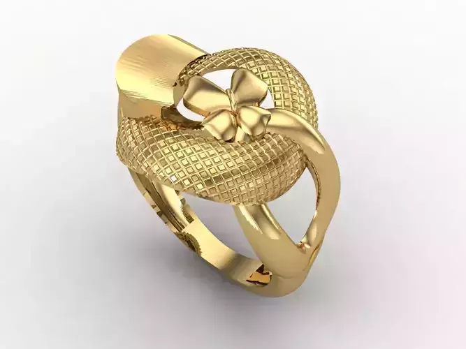 Women Plain Ring STL Models Womens Ring 3dmodels 3D print model
