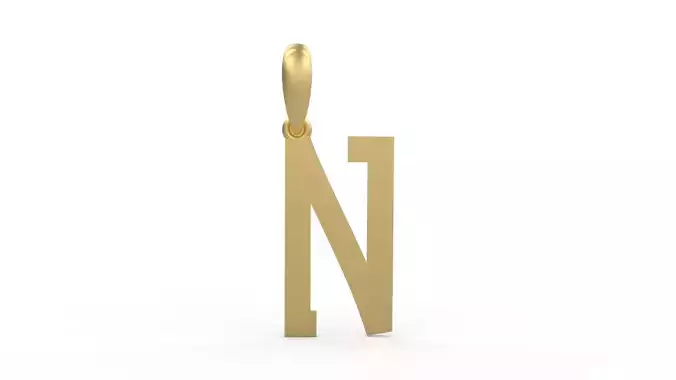 Initial Letters Pendant Spring Daily N