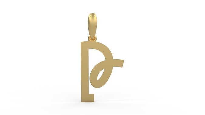 Initial Letters Pendant Spring Daily P 3D print model