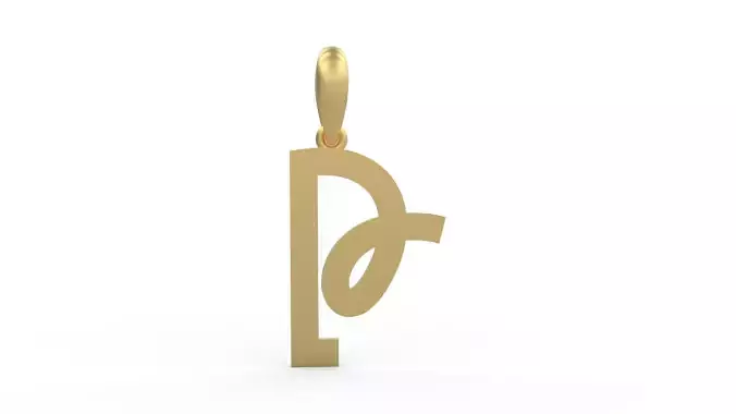 Initial Letters Pendant Spring Daily P 3D print model