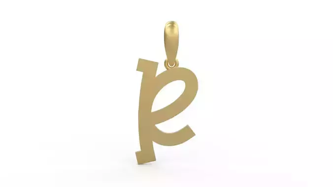 Initial Letters Pendant Spring Daily R 3D print model