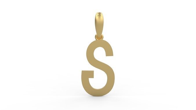 Initial Letters Pendant Spring Daily S 3D print model