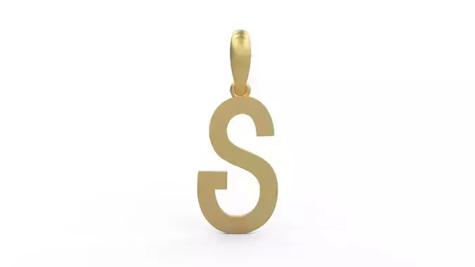 Initial Letters Pendant Spring Daily S 3D print model