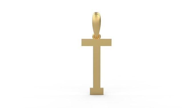 Initial Letters Pendant Spring Daily T 3D print model