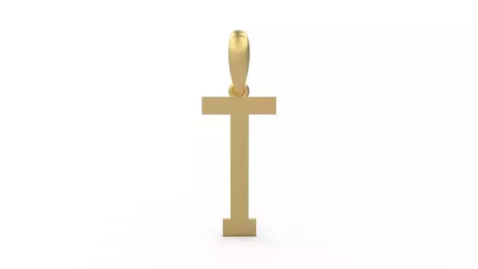 Initial Letters Pendant Spring Daily T 3D print model