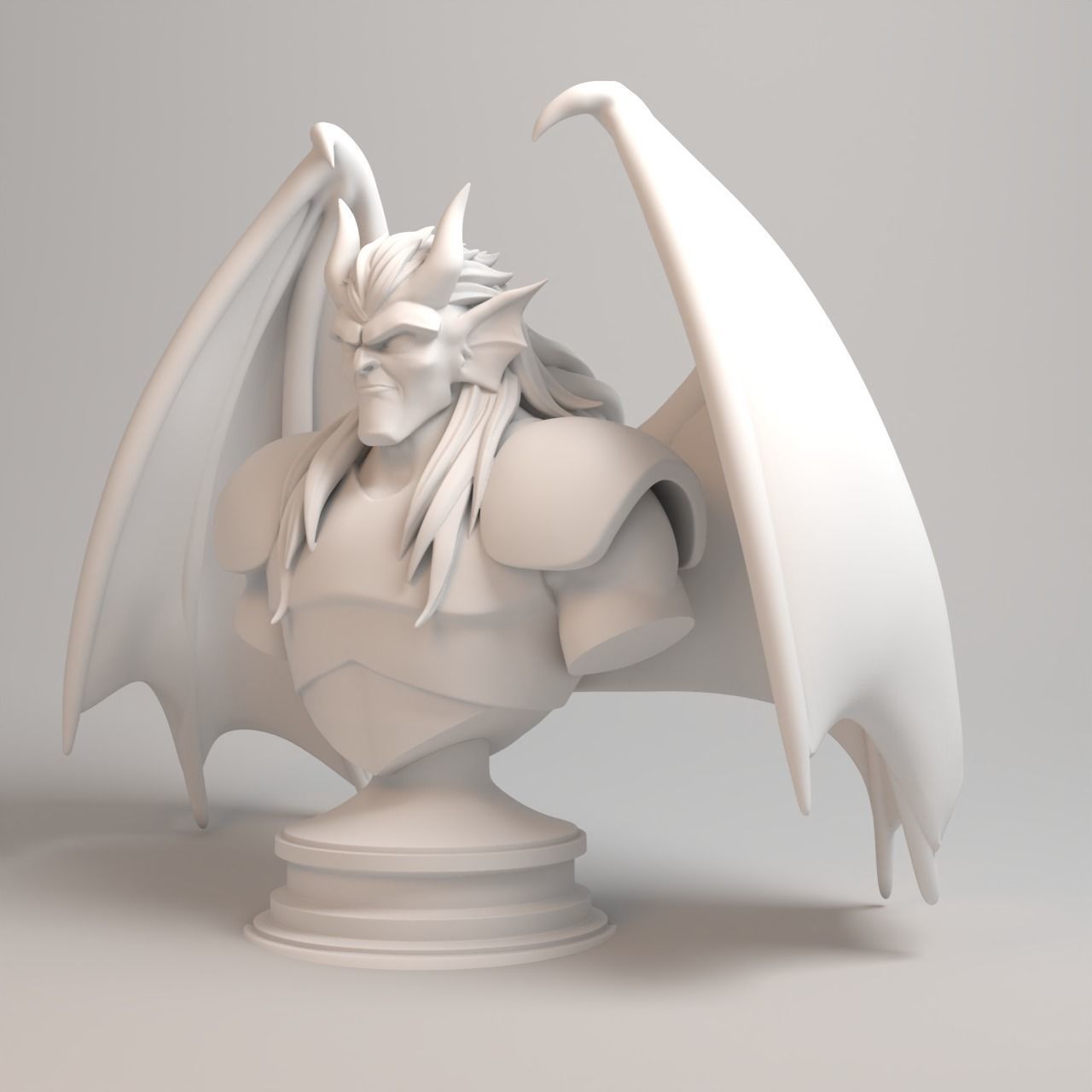 Gargoyles Collection - Coldstone Bust 3D print model_12