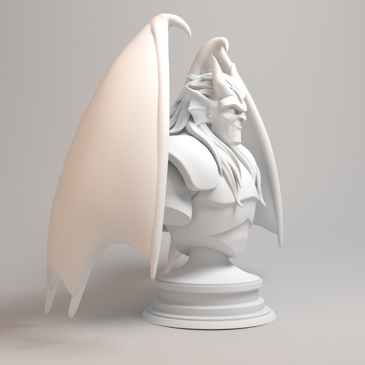 Gargoyles Collection - Coldstone Bust 3D print model_8