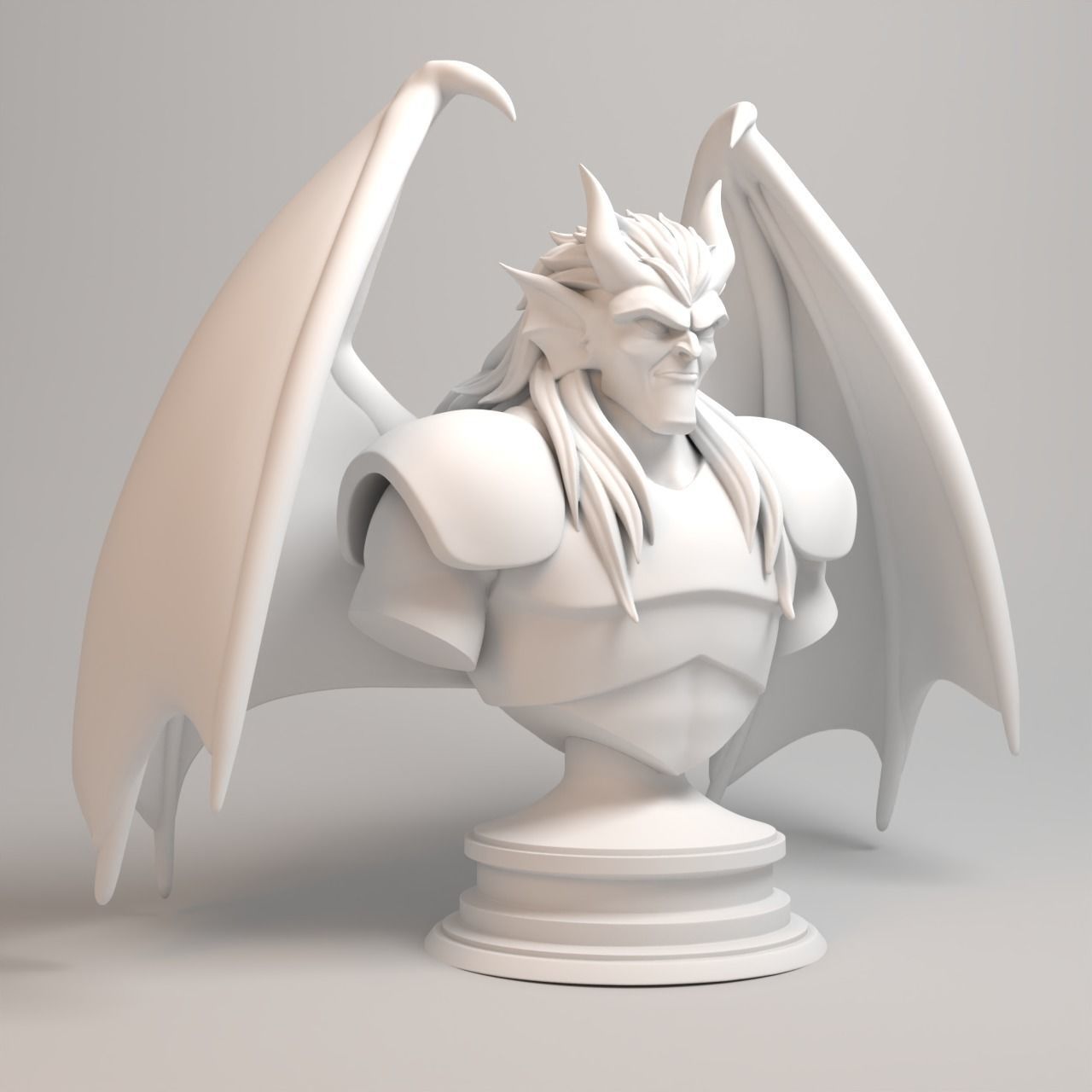 Gargoyles Collection - Coldstone Bust 3D print model_7