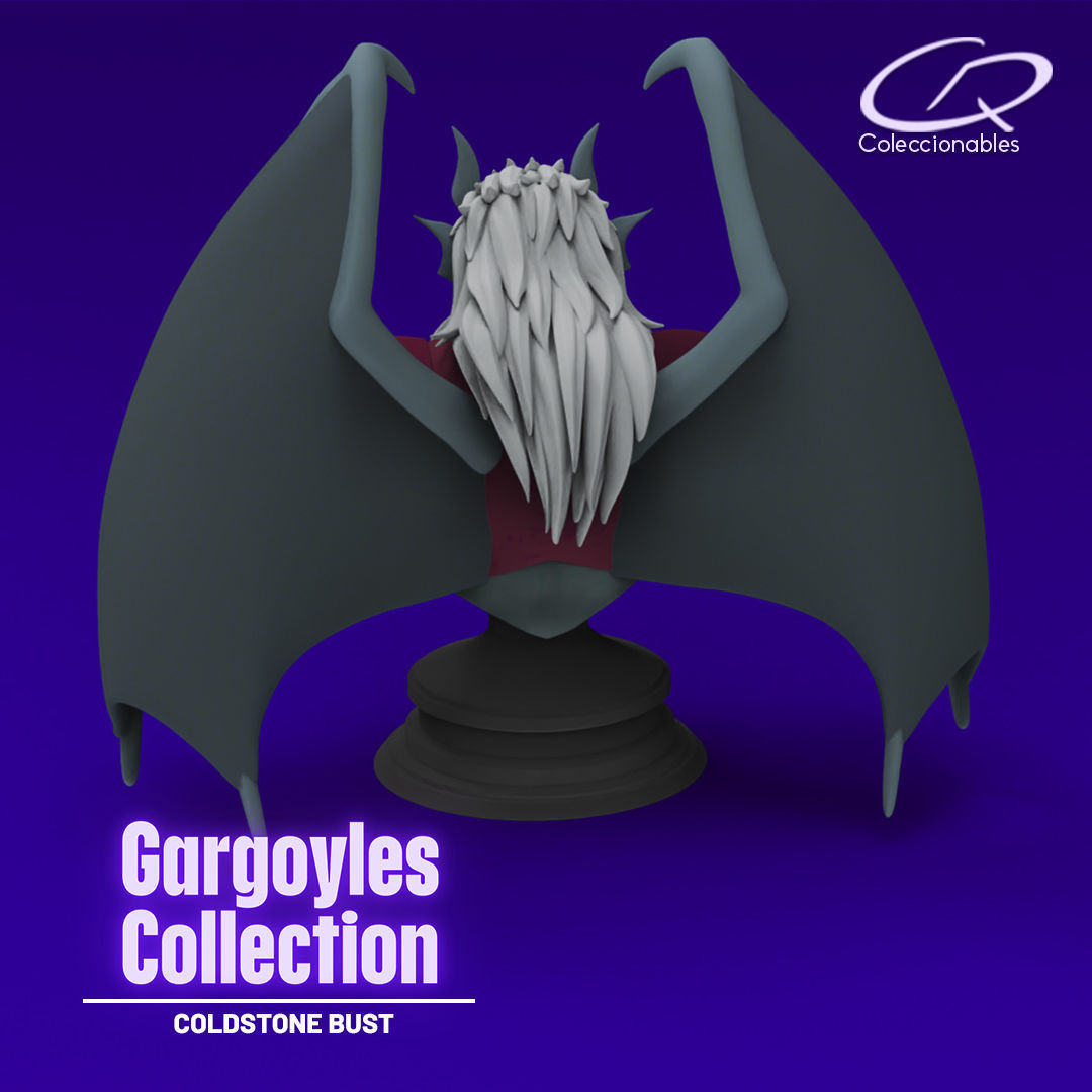 Gargoyles Collection - Coldstone Bust 3D print model_4