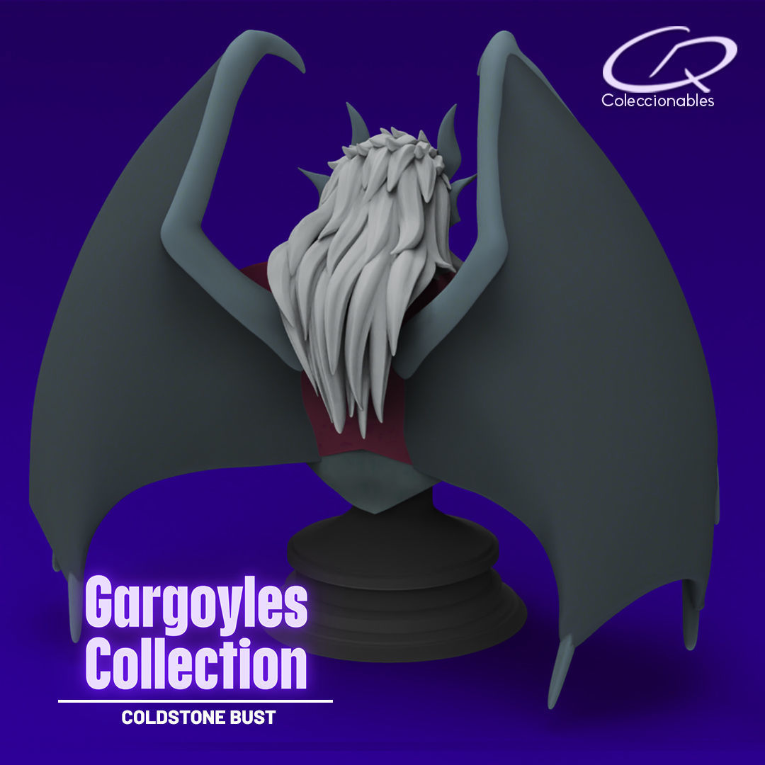 Gargoyles Collection - Coldstone Bust 3D print model_1