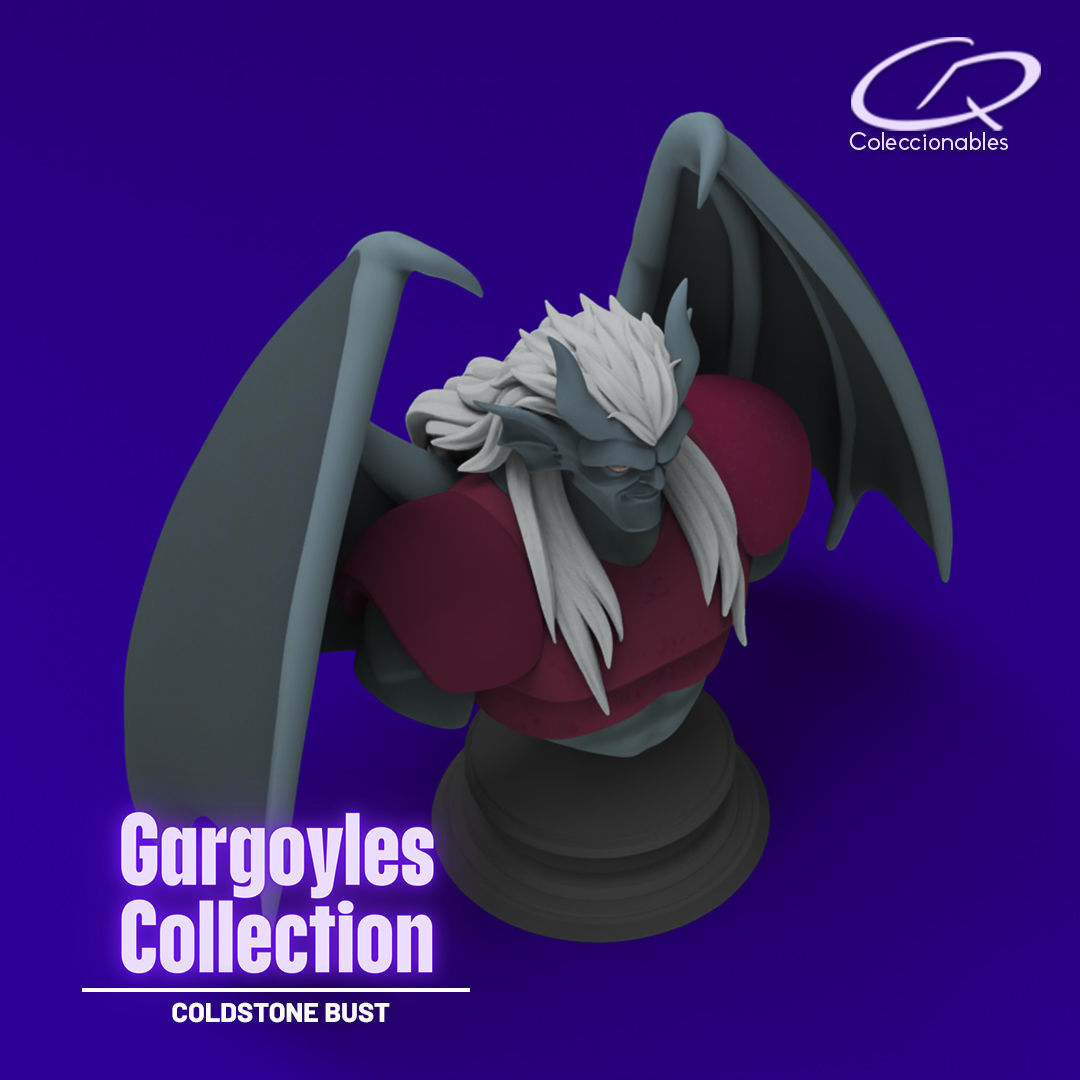 Gargoyles Collection - Coldstone Bust 3D print model_5