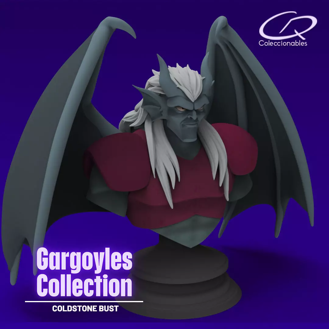 Gargoyles Collection - Coldstone Bust 3D print model_0