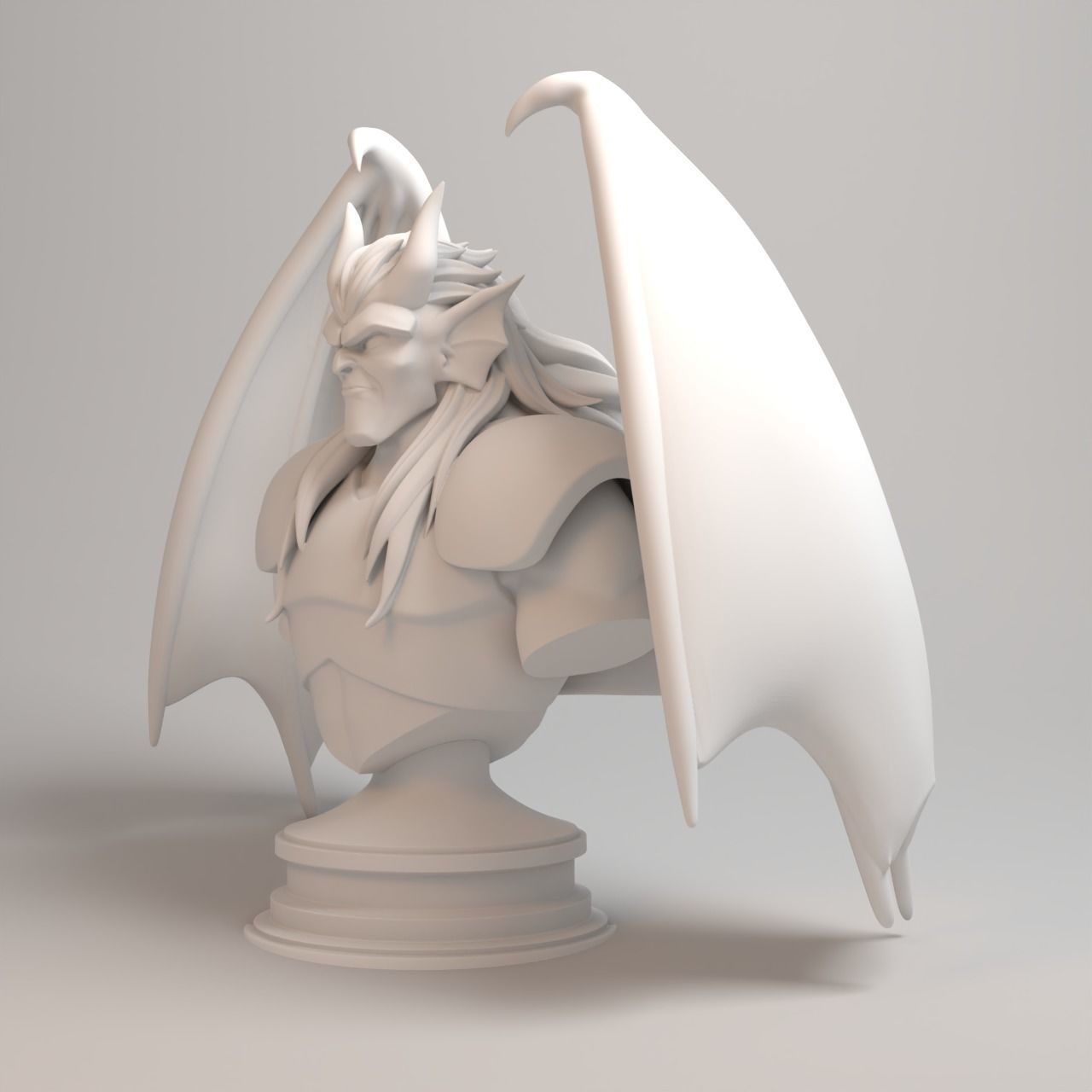 Gargoyles Collection - Coldstone Bust 3D print model_11