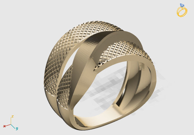 Women Plain Ring STL Models Womens Ring 3dmodels 3D print model 3D print model_4