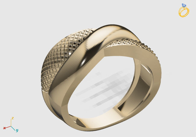 Women Plain Ring STL Models Womens Ring 3dmodels 3D print model 3D print model_4