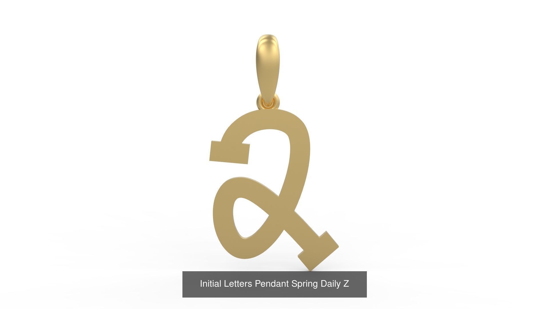 Initial Letters Pendant Alphabets Spring Daily 3D Model Collection_28