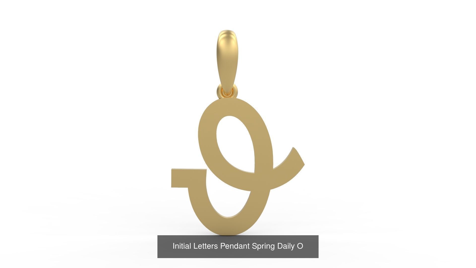Initial Letters Pendant Alphabets Spring Daily 3D Model Collection_17