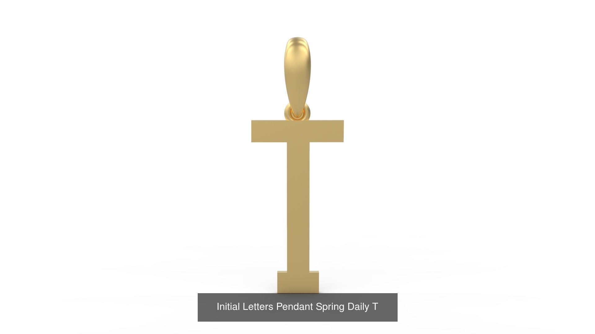 Initial Letters Pendant Alphabets Spring Daily 3D Model Collection_22