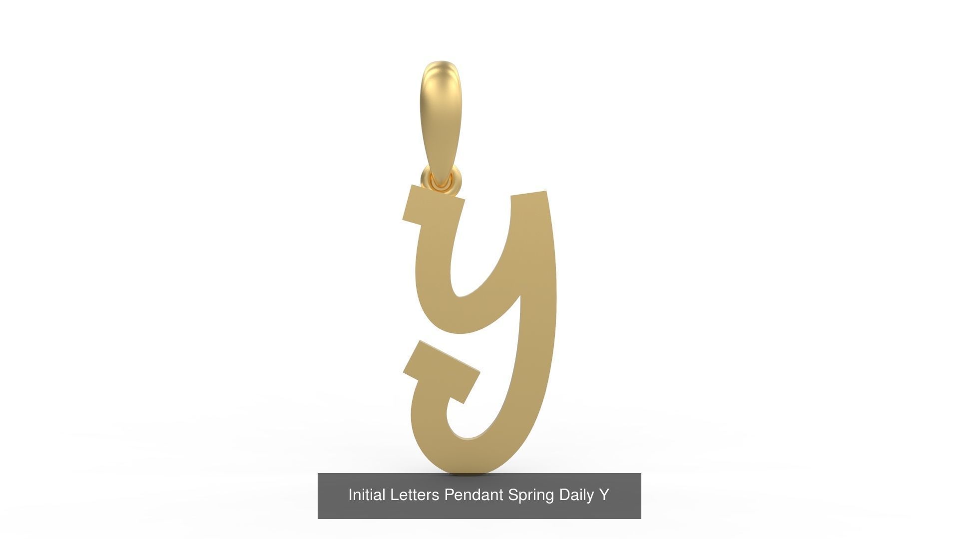Initial Letters Pendant Alphabets Spring Daily 3D Model Collection_27