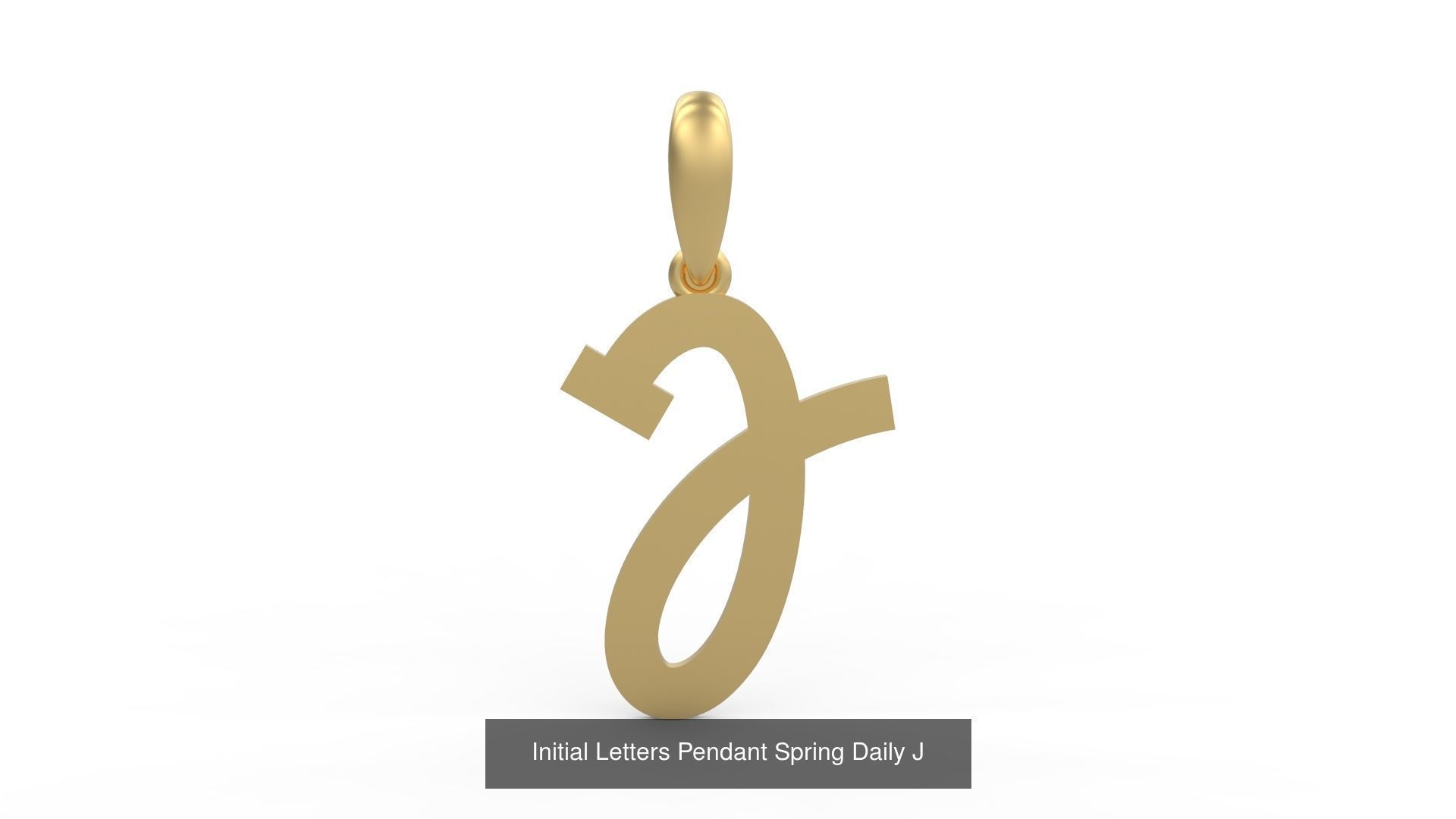 Initial Letters Pendant Alphabets Spring Daily 3D Model Collection_12