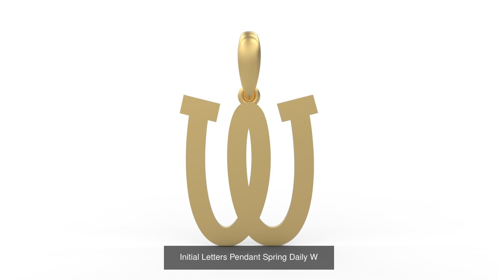 Initial Letters Pendant Alphabets Spring Daily 3D Model Collection_25