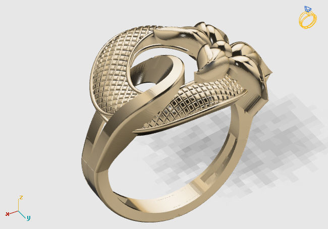 Women Plain Ring STL Models Womens Ring 3dmodels 3D print model 3D print model_4