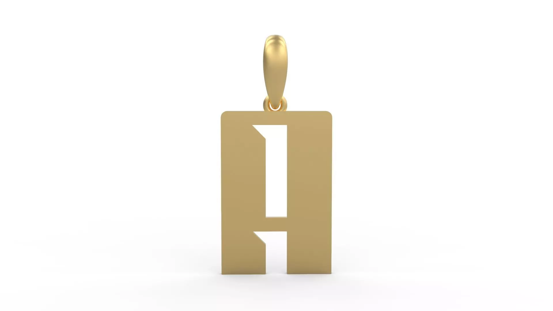 Initial Letters Pendant Sportage A 3D print model