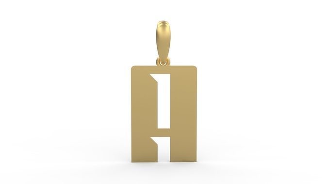 Initial Letters Pendant Sportage A 3D print model