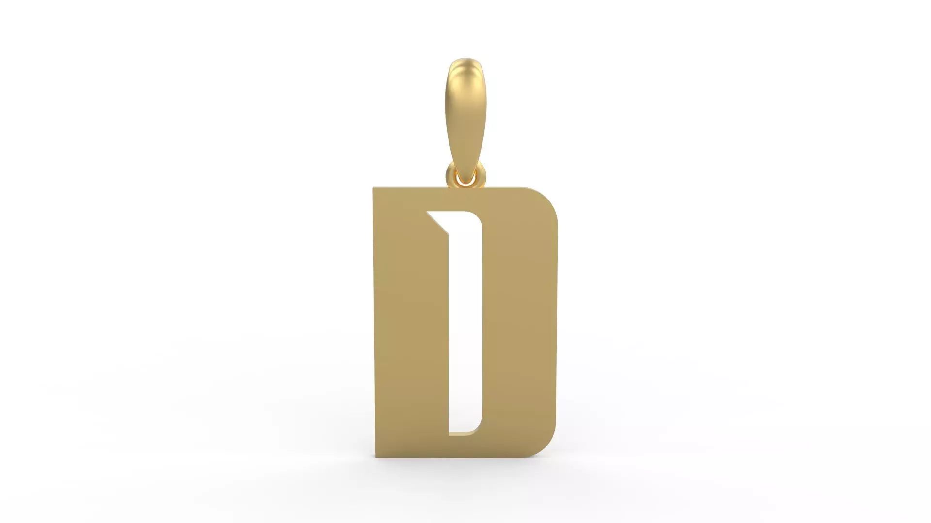 Initial Letters Pendant Sportage D 3D print model
