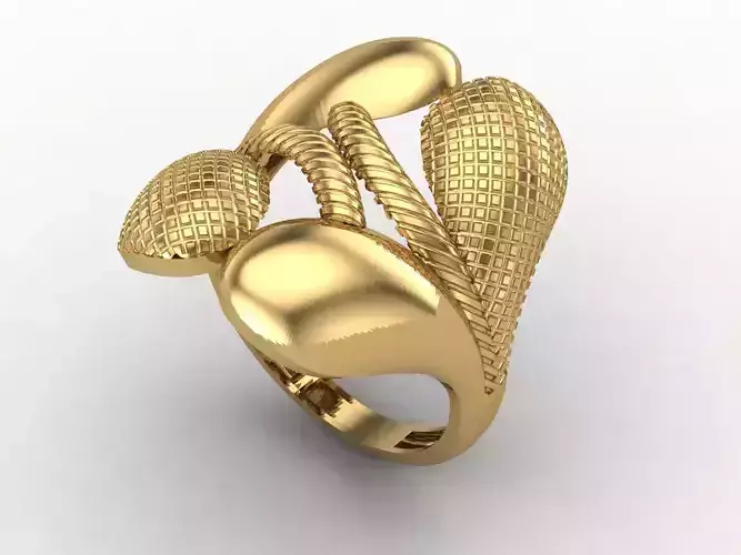 Women Plain Ring STL Models Womens Ring 3dmodels 3D print model