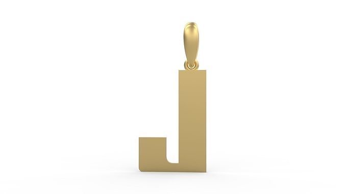 Initial Letters Pendant Sportage J 3D print model