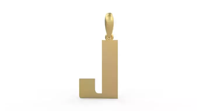 Initial Letters Pendant Sportage J 3D print model