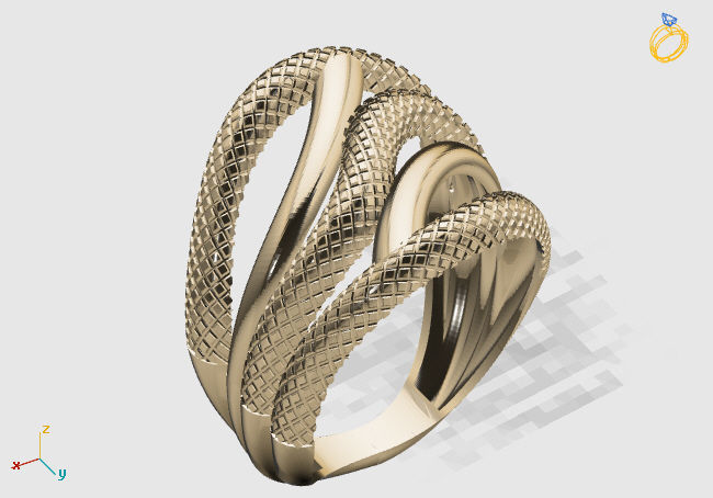 Women Plain Ring STL Models Womens Ring 3dmodels 3D print model 3D print model_4
