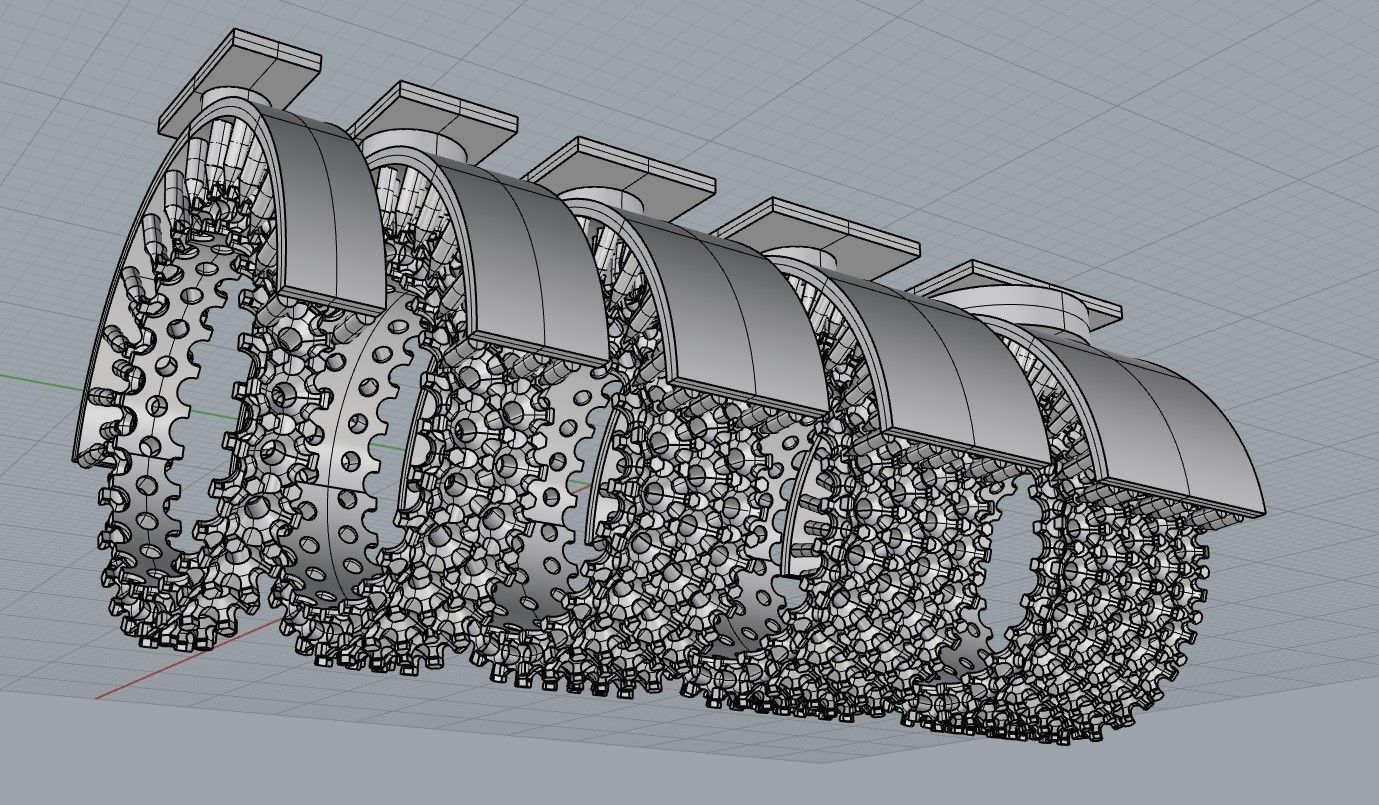 Demo collection Endless Rings US7 2mm GEM 3D print model_6