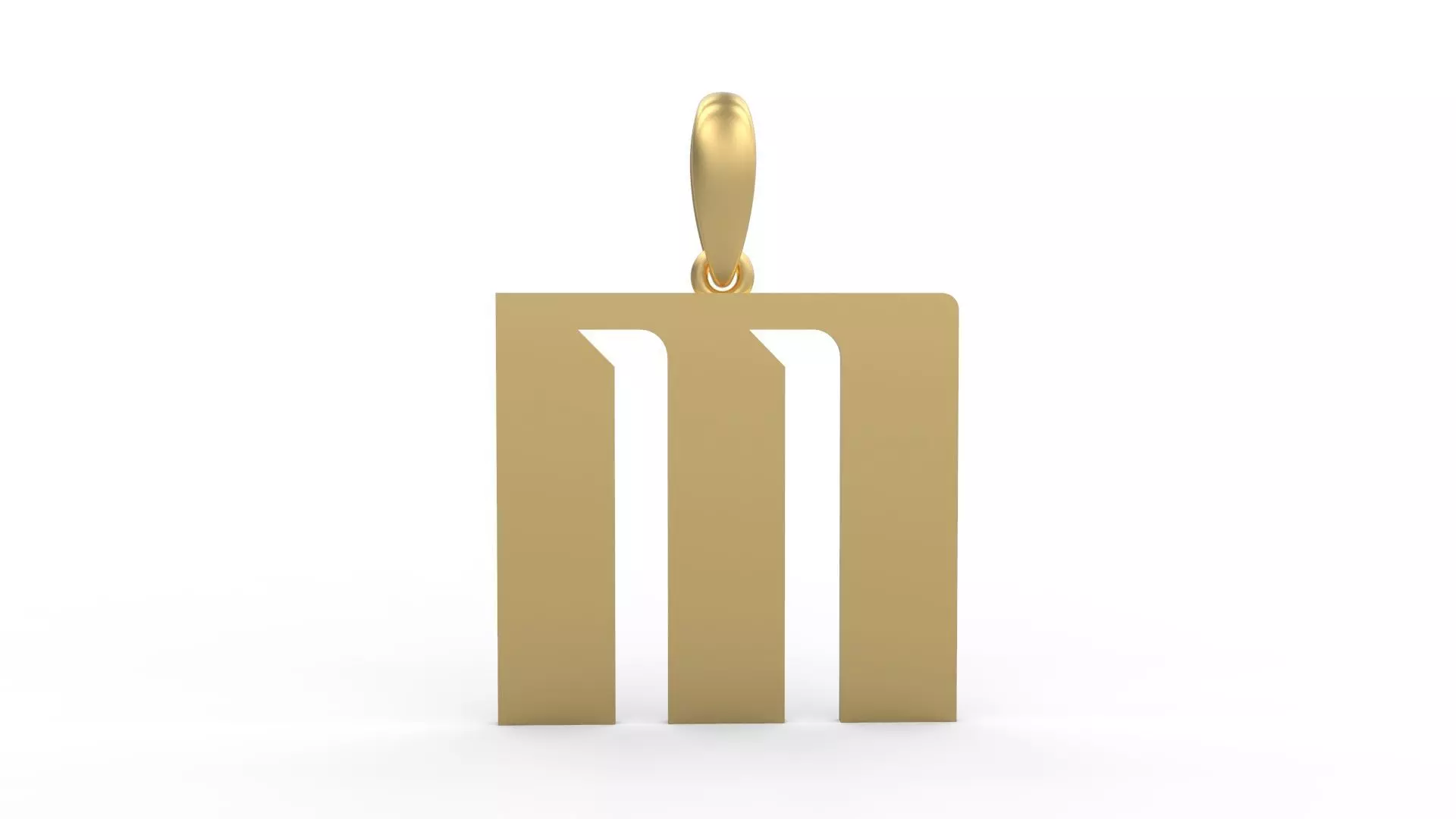 Initial Letters Pendant Sportage M 3D print model