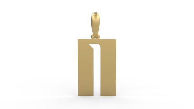 Initial Letters Pendant Sportage N 3D print model
