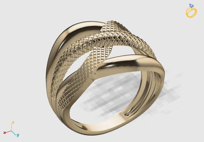 Women Plain Ring STL Models Womens Ring 3dmodels 3D print model 3D print model_4