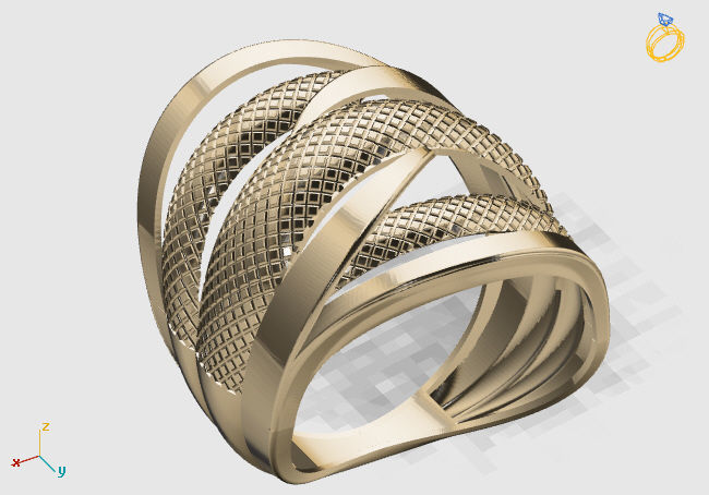 Women Plain Ring STL Models Womens Ring 3dmodels 3D print model 3D print model_4