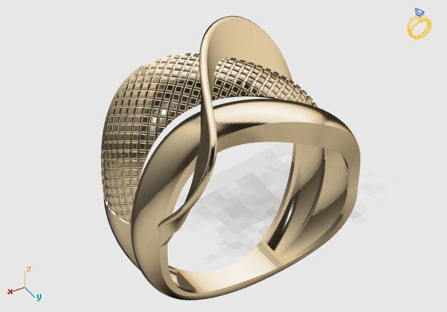 Women Plain Ring STL Models Womens Ring 3dmodels 3D print model 3D print model_4
