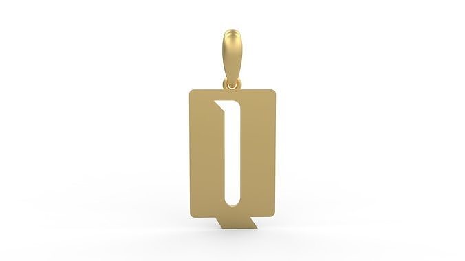 Initial Letters Pendant Sportage Q 3D print model