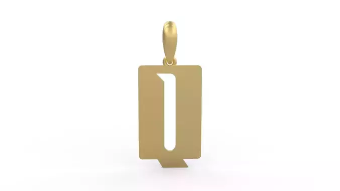 Initial Letters Pendant Sportage Q 3D print model