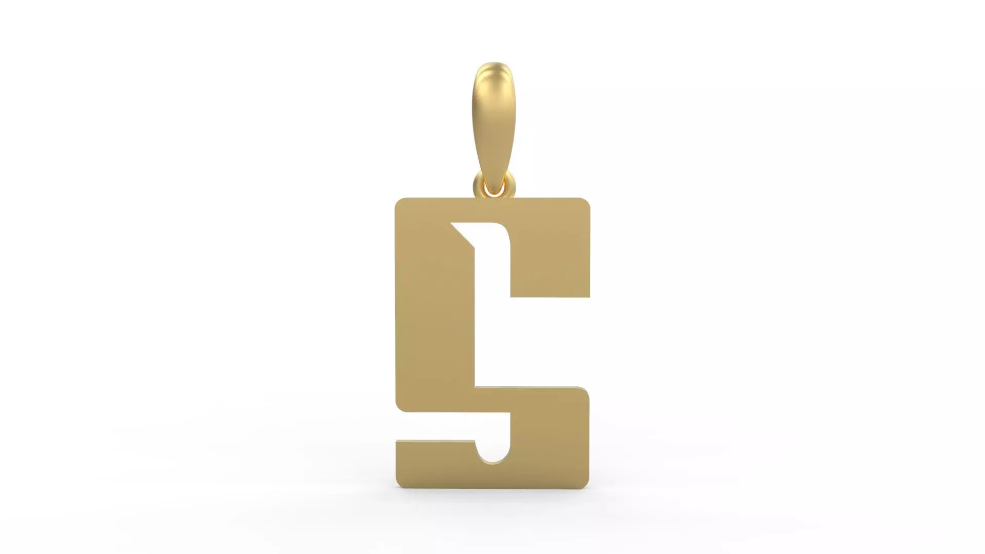 Initial Letters Pendant Sportage S 3D print model